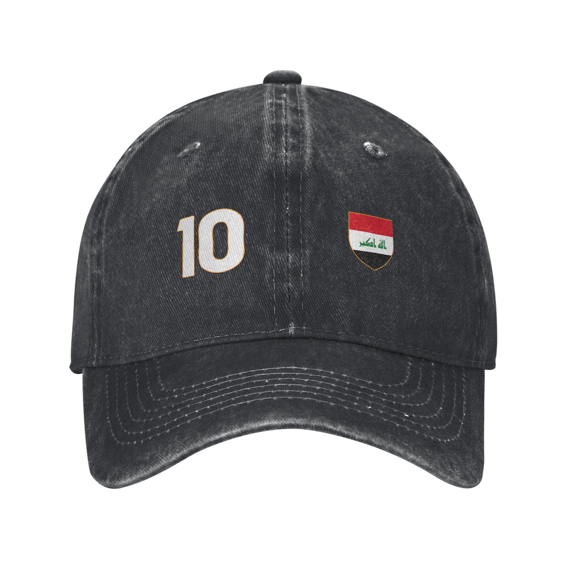 Iraq Flag Baseball Caps Merch for Unisex Women Adjustable Trucker Hat Adjustable