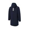 Adidas Warm Hooded Mid-Length Casual Sports Down Jacket Men Jacket Blue JL9615