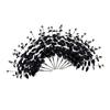 1/10/12Pcs Artificial Leaf Branch, 34cm Artificial Plant Black Leaves for Halloween Party Centerpieces, Home Decoration