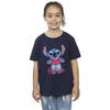 Lilo & Stitch Girls Reading Standing Cotton T-Shirt