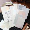 Light Retro A7/M5 Journal Paper Inserts for Artistic Collage and Backgrounds