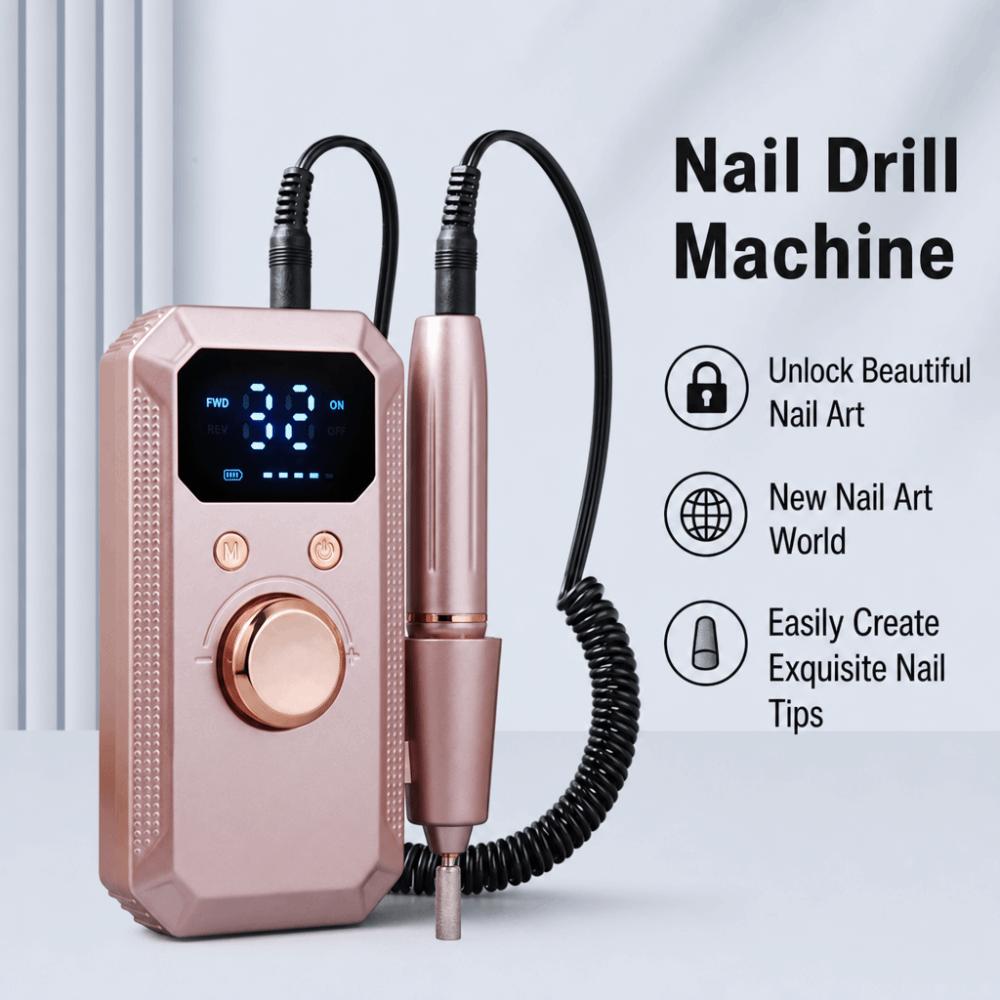 Cordless Nail Drill Machine 32 Levels Nail Polisher Electric Nail Sander Manicure Accessory