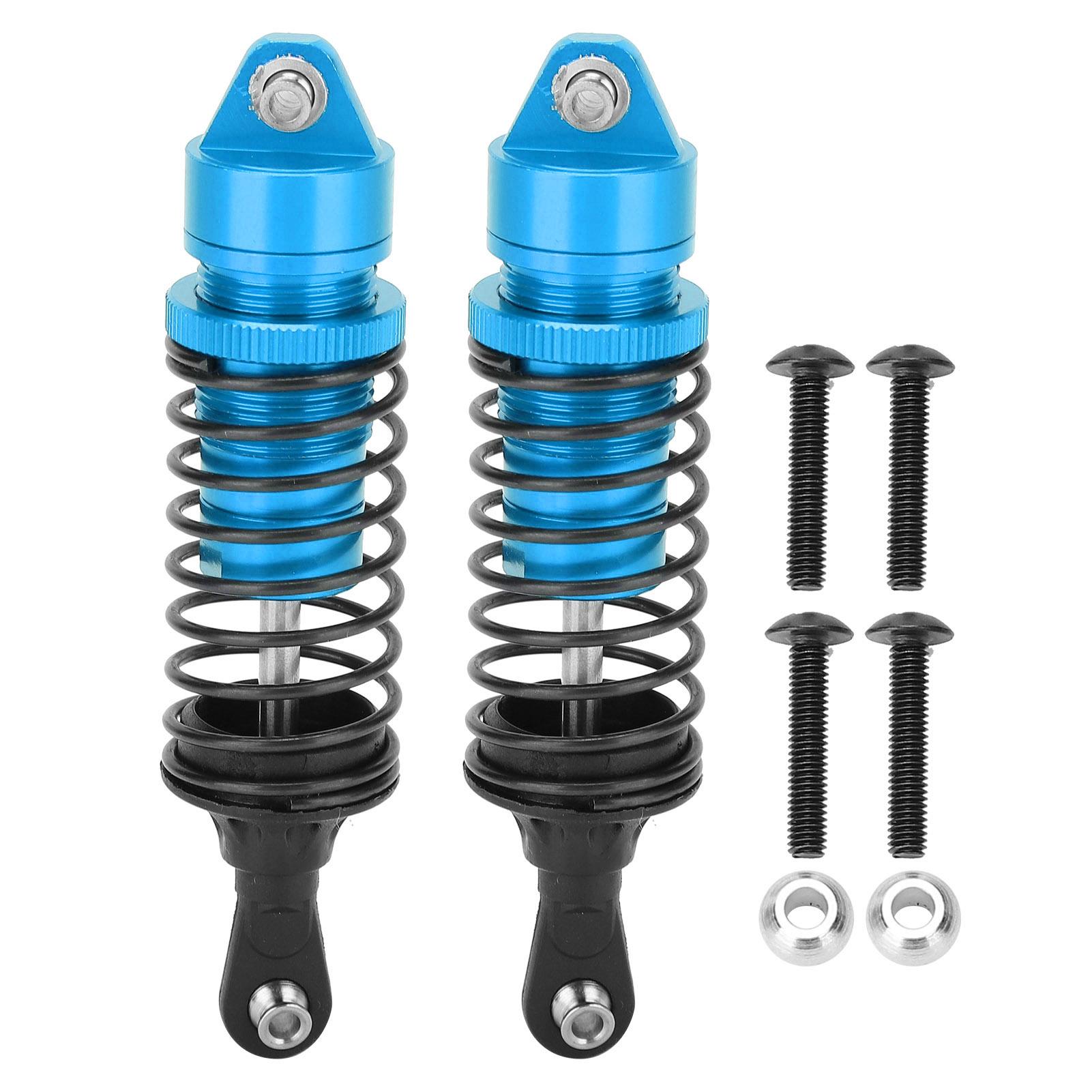 

2Pcs 100mm RC Metal Shock Absorber Damper for TRAXXAS SLASH 2WD RC Car Upgrade Parts Blue