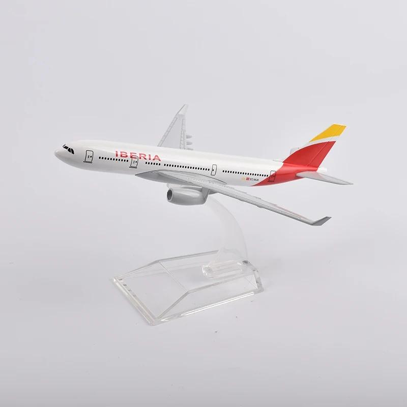 16cm A330 IBERIA Metal Alloy Model Plane Aircraft Model Toy Airplane Birthday Gift