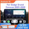 12.3" Android For Dodge Grand Caravan 2009-2020 4G Wifi BT High-performance GPS Navigation No 2din Auto Radio Stereo Head Unit