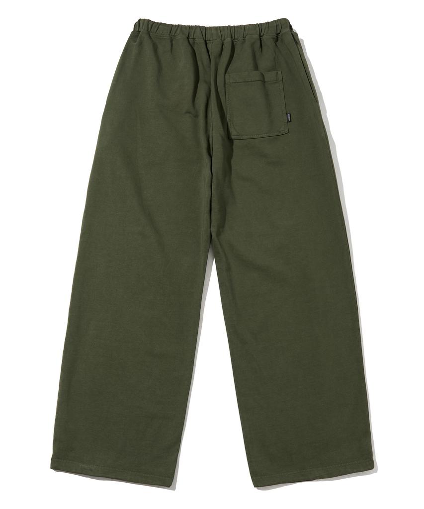 BROWNBREATH Pigment Tag Pants - Khaki