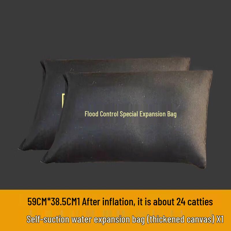 Self-Absorbing Flood Barrier Bag