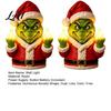Funny Gesture Bedroom Decor Christmas LED Finger Lighted Middle Wall Decor Sculpture Humorous Home Decorations Battery Operated Holiday Decoration