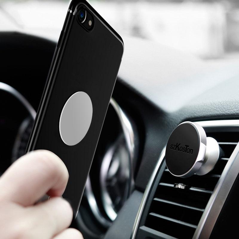 5pcs Metal Plate Disk Iron Sheet for Magnetic Car Mobile Phone Holder Self-adhesive Metal Plate Sticker for Magnet Car Stand