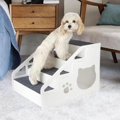 Hundetreppe Haustierbedarf Anti-Rutsch Hundestufe Hundekletterleiter Hundetreppe für Autos Bett Ältere Katzen Kleine Hunde Kätzchen