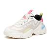 New Anta Life Collection Cushioning Anti-Slip And Wear-Resistant Low-Top Chunky Sneakers Women's White Black Pink 92938862-9