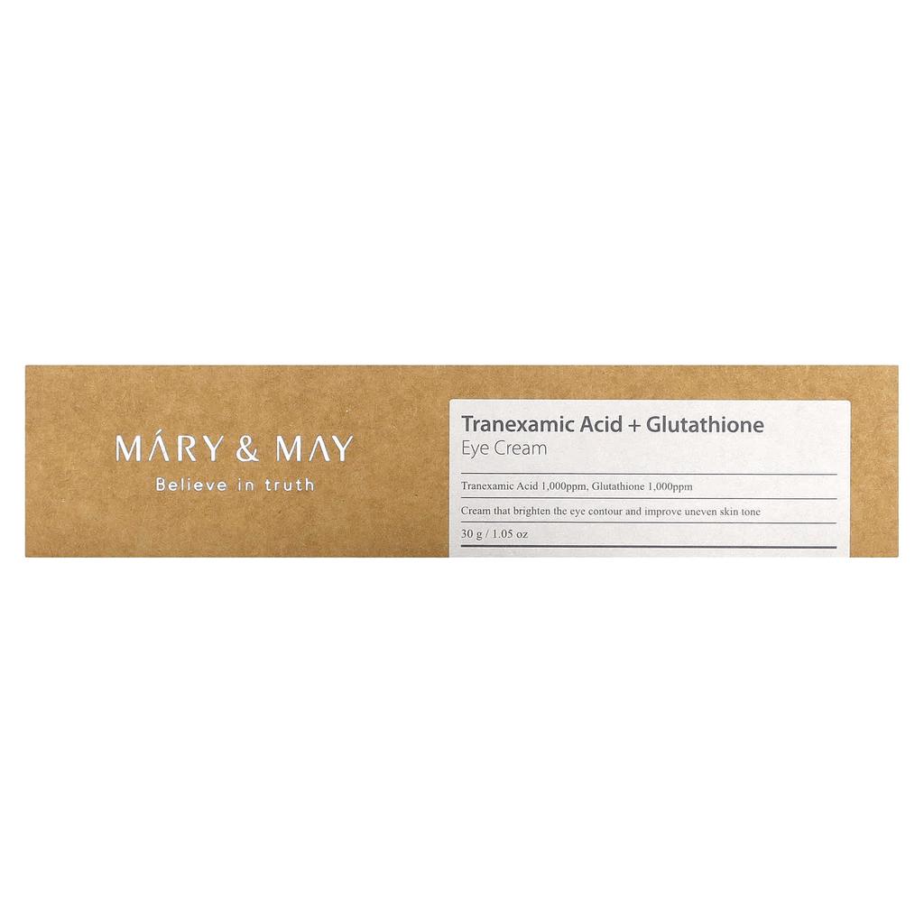 Mary & May, Tranexamic Acid + Glutathione Eye Cream, 30G(1.05Oz)