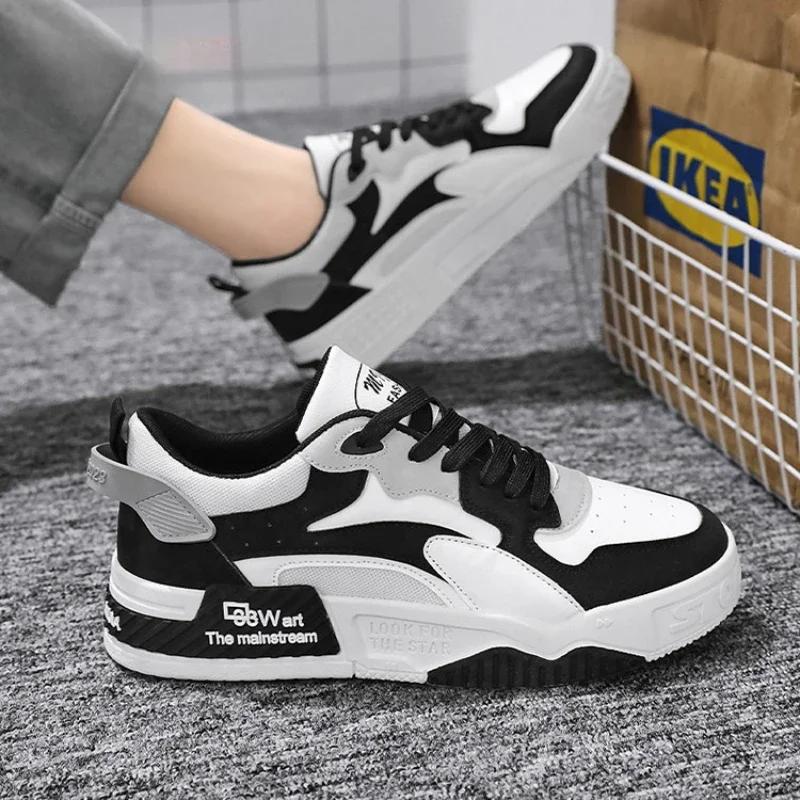 Fashion 2024 Men Casual Sneakers Mixed Colors Vulcanized Shoes Fashion Brand Man Sneaker Breathable Running Skateboard Trainer Shoe