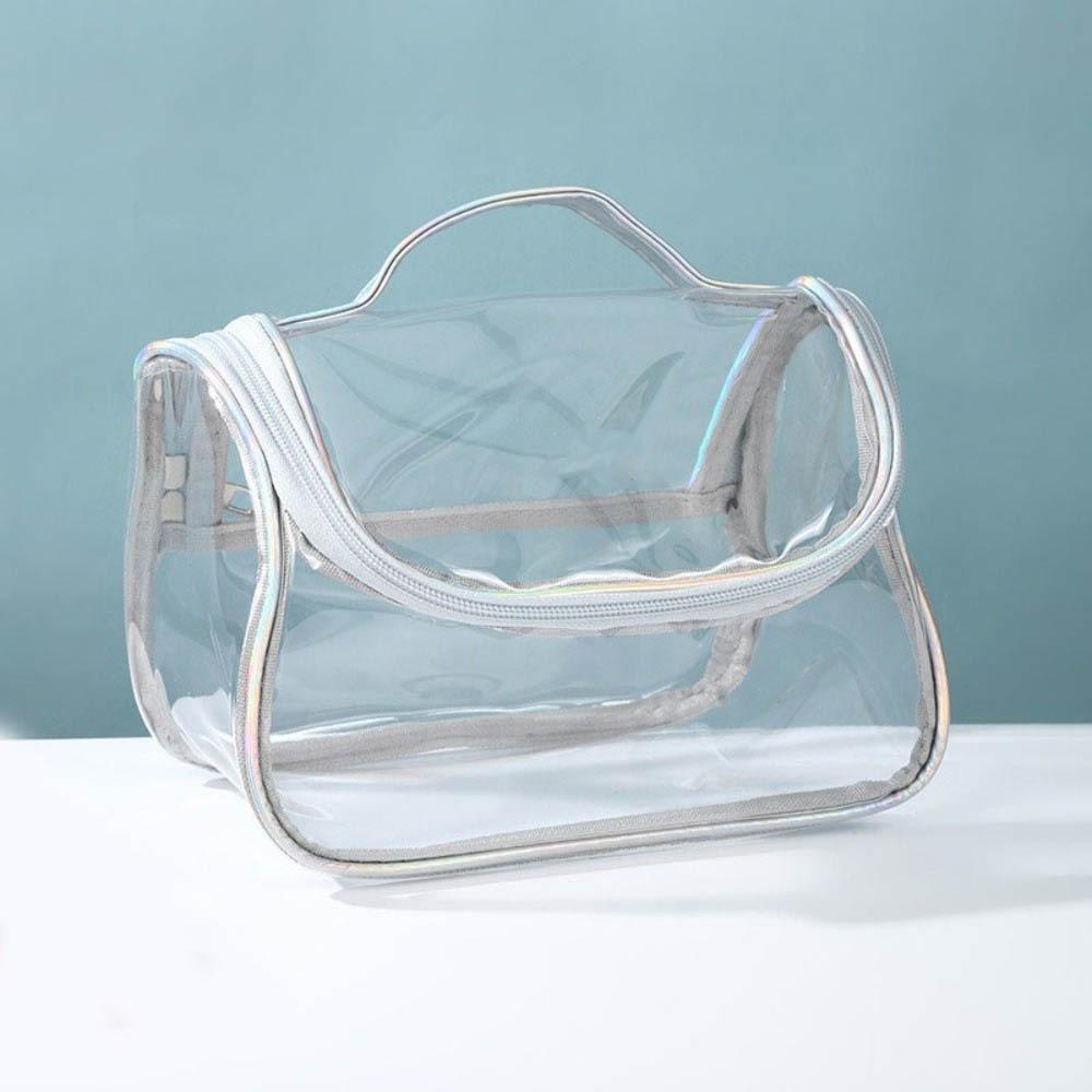 Waterproof PVC Cosmetic Bag Transparent Toiletry Wash Storage Organizer Clear MakeUp  Bag  Shopping