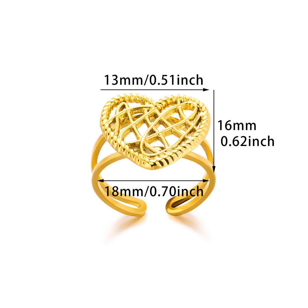18K Gold-Plated Minimalist Open Ring for Women - European & American Fashion