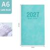 Pocket Design 2027 A6 Planner Notebook Portable Lightweight Daily Weekly Journal  Time Management