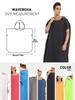 Microfiber Hooded Towel Men Women for Swim Beach Travel Quick Dry Changing Robe Cape Bath Towel Bathrobe Surf Poncho Sauna Play