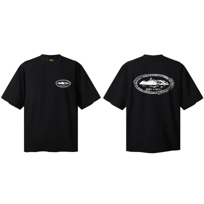 Corteiz Alcatraz Streetwear Heavyweight Cotton Tee Unisex Oversized Fit Casual Short Sleeve