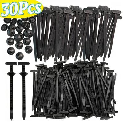 1-30PCS Universal Self-locking Clip Set Nylon Clip Buckle Multifunctional Car Buckle Clip Car Buckle Fender Luggage Accessories