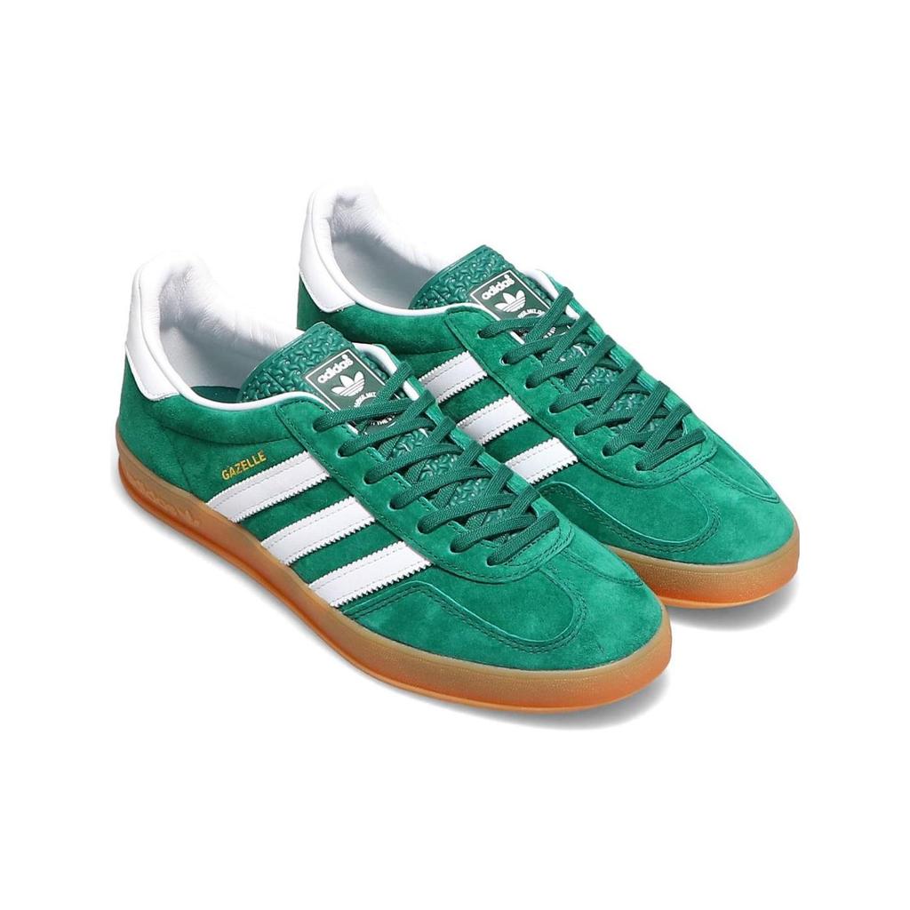 adidas Gazelle Indoor Collegiate Green Gum Unisex Sneakers Footwear-White Gum-2 IG1596