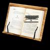 Adjustable Solid Wood Reading Rack for Students & Adults