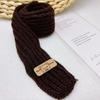 DIY Doll Clothes Casual Wear Scarf 20cm Cotton Doll Knitted Scarf Doll Multi-colors Little Bear Scarves Dolls Accessories