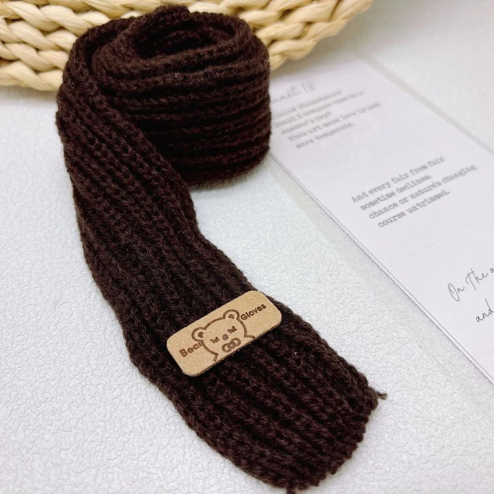DIY Doll Clothes Casual Wear Scarf 20cm Cotton Doll Knitted Scarf Doll Multi-colors Little Bear Scarves Dolls Accessories