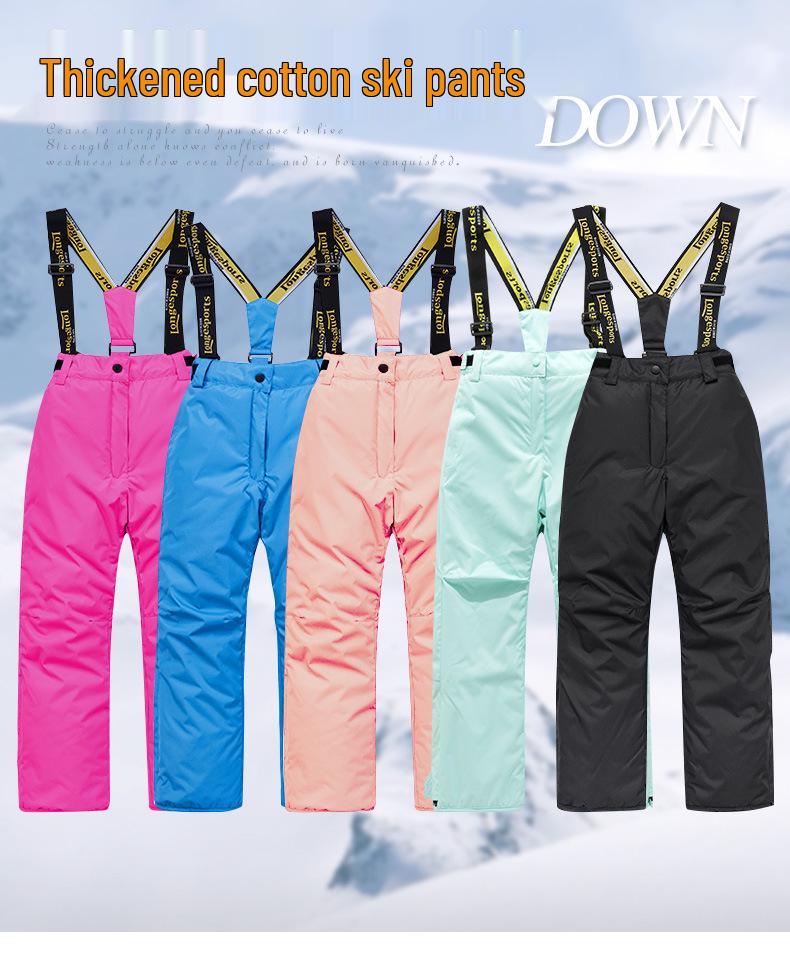 Children's Winter Ski Suit Set: Thick Jacket & Pants for Kids, Boys, and Girls