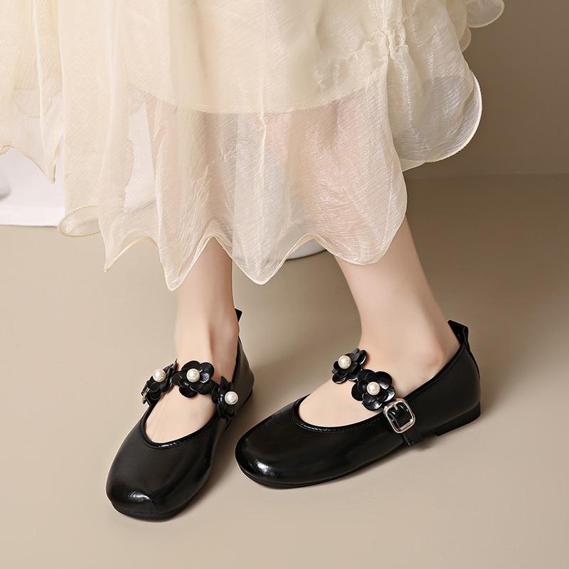 Niedriger Absatz Elegante Mokassins Japanischer Stil Lolita Mary Jane Damen Pumps Eckige Zehen Gothic Schuhe für Damen Schuhmode Frühling