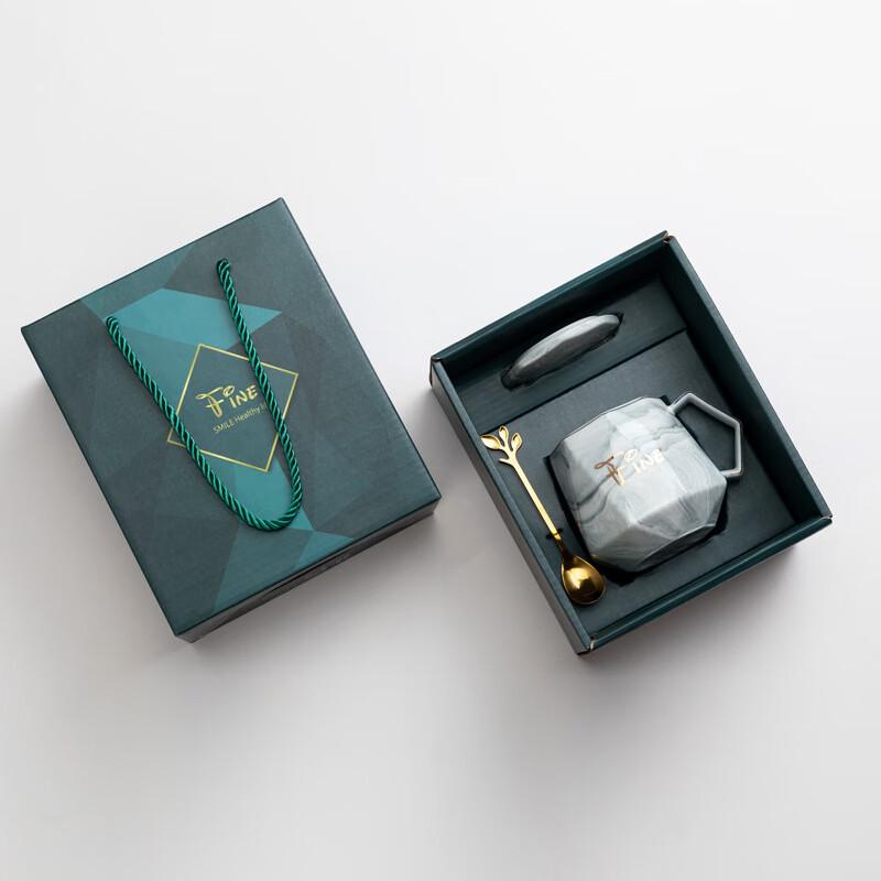 

Huazao Baijia Nordic Diamond Ceramic Mug Gift Set