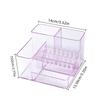 1Pcs Multi Compartment Nail Drill Bit Organizer Case For Nail Salon Desktop Manicure Accessory Plastic Nail Art Tool Storage Box