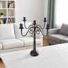 3/5 Arms Metal Candelabra Candlestick Elegant Candle Holder Stand for Wedding Dining Table Christmas Party Home Decoration