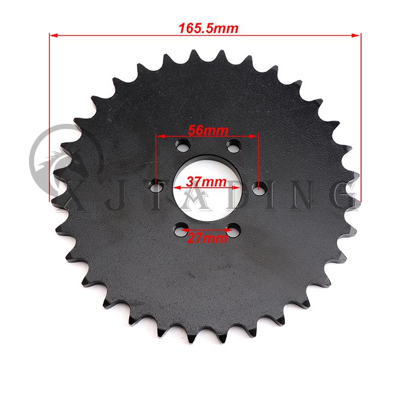 530 Chain 28T/31T/32T/35T/37T/40T/41T/45T Teeth Rear Sprocket For ATV Quad Pit Dirt Bike Buggy Go Kart Motorcycle Motor Parts