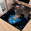 Fc Porto Crest Design Carpet, Chair Rug,Rug for Office Bedroom living rooms, Doormat decor Fan Gift Christmas Gift