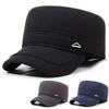 Men's Winter Hat Middle-Aged and Elderly Warm Wool Flat Cap Dad Baseball Cap Thick Cap