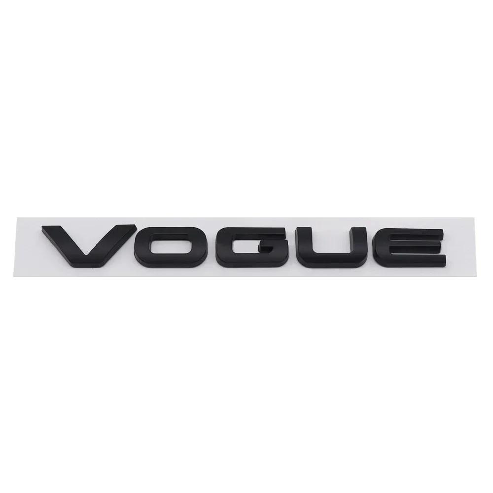 ABS Autoaufkleber Buchstaben Emblem Heckklappenplakette für VOGUE EVOQUE Discovery Range Rover Defender Freelander