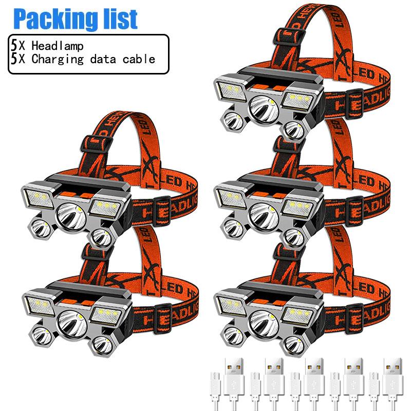 Výkonná dobíjecí svítilna pro rybaření Led čelovka Nitecore Campingové světlomety Lovecká baterka Turistika Přední lucerny