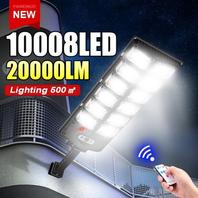 Solar Lights Outdoor External Solar Lamp with Motion Sensor Sunlight Powered Lantern Spotlight Street Lamp Wall House