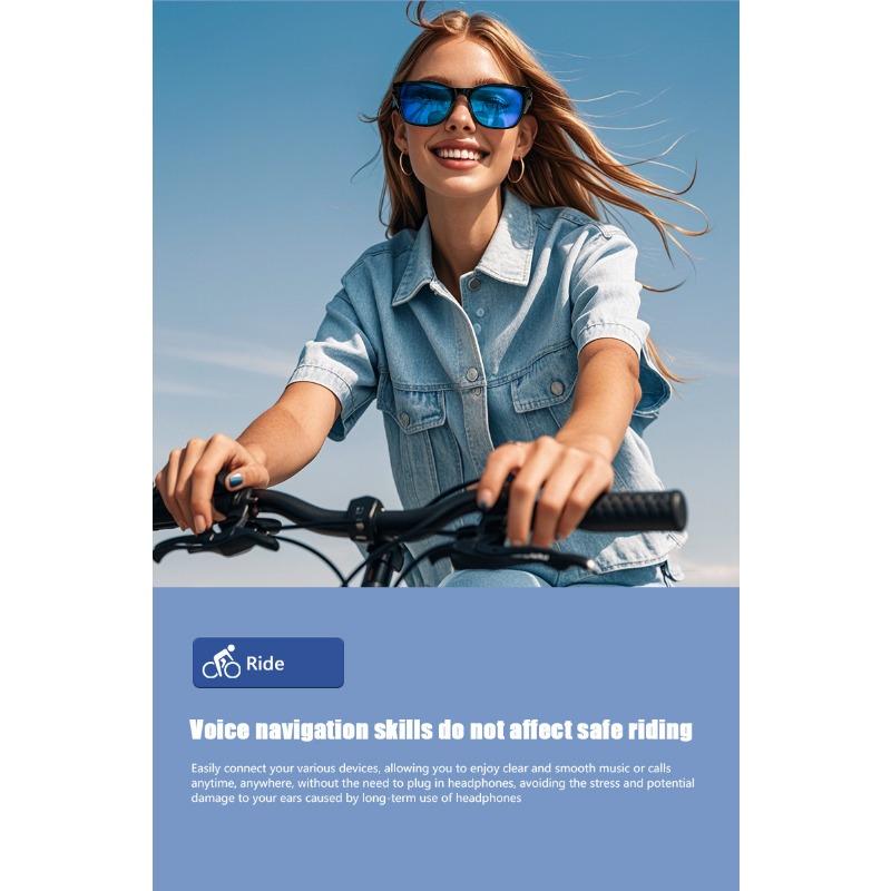 Smart glasses, Bluetooth glasses blue light lenses magnetic sunglasses UV resistant listening to music and making calls