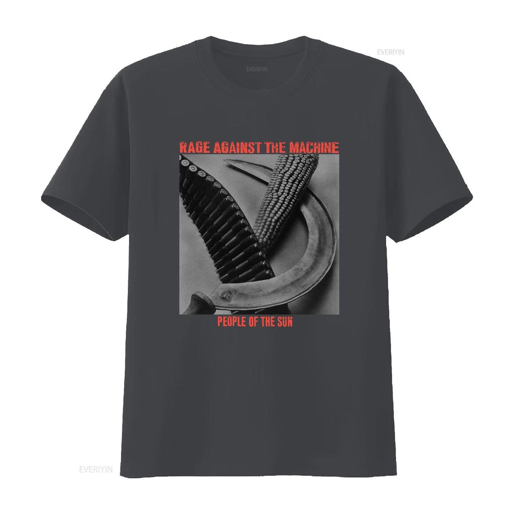 Maglietta Vintage Rage Against The Machine vintage Lavata grafica uomo Versatile streetwear Unisex Top Per l'uso quotidiano Morbido