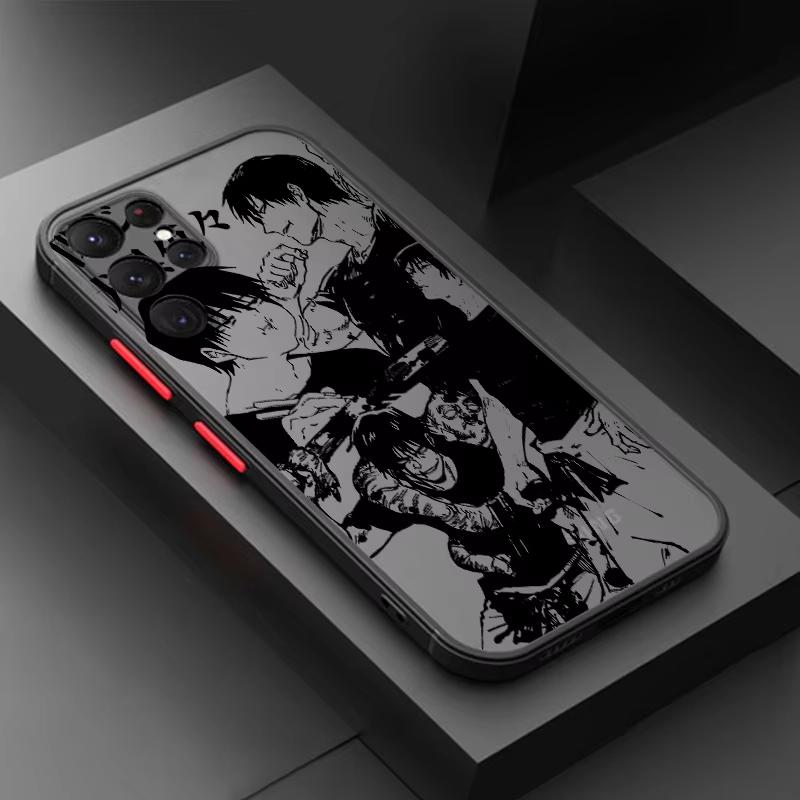 Anime Jujutsu Kaisen Toji Phone Case for Samsung Galaxy S24 S23 S22 S21 S20 Plus Ultra FE A73 A72 A71 A52 A51 A32 Note 20 Case
