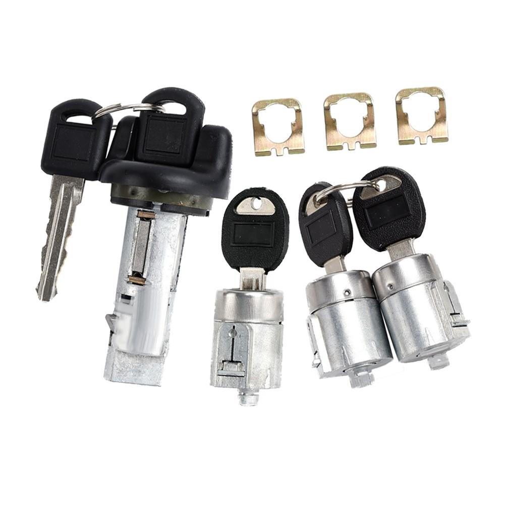 Newest Ignition Switch Cylinder & 3 Door Lock Set W/2 Keys For Suburban For Tahoe 98-99 Part Number 703935 702674 597749