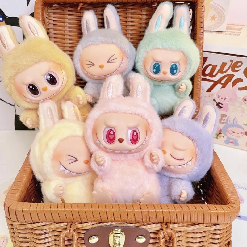 Muñeca Anime de Venta Caliente Segunda Generación LABUBU Caja Ciega Serie Fiesta Muñeca de Vinilo Colgante Juguete Regalos de Cumpleaños para Novia