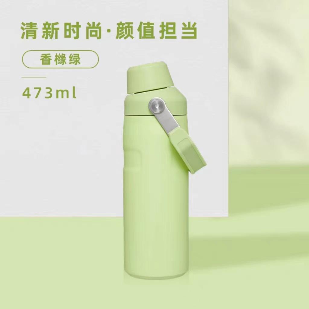 16/24/36OZ Neue 304 Edelstahl Isolierflasche Outdoor Sport Wandern Radfahren Wasserflasche Herren und Damen Freizeitbecher