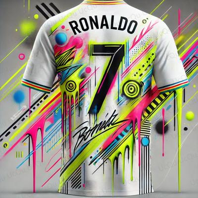 Street Graffiti Children's and Adult Soccer Jerseys, Summer T-shirts