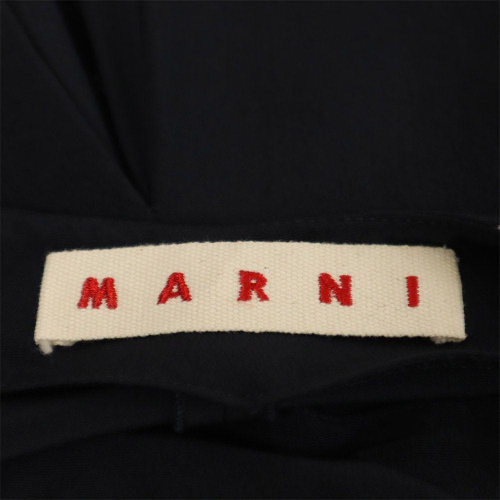 MARNI made in Italy Midi length flare skirt 38 Navy Women Used