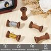10/20X Vintage Wooden Spools DIY Reels Organizer for Sewing Ribbons Twine Wood Crafts Tools Thread Wire Spool Needlework Supplie