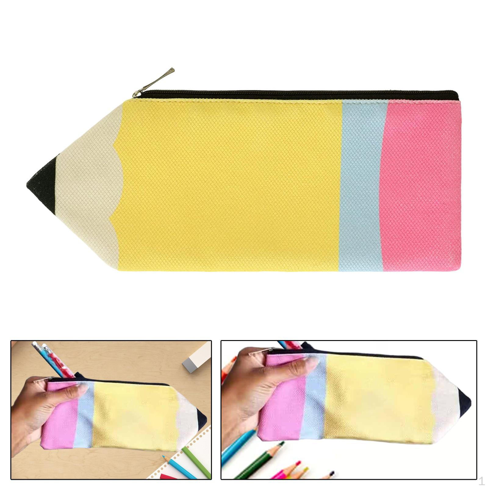 

Pencil Case Pouch Storage Organizer Large Capacity Sturdy Cute Cartoon Pen Bag for