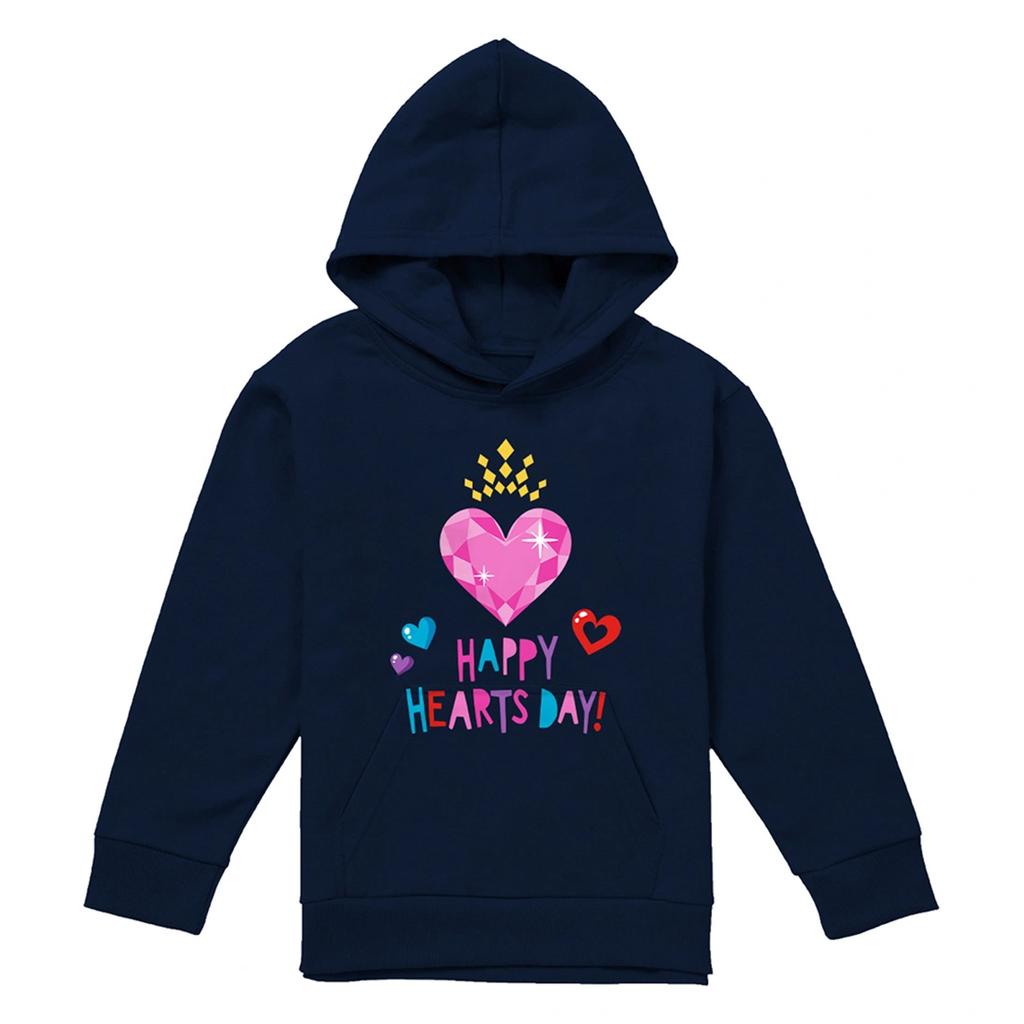 Disney Princess Childrens/Kids Happy Hearts Day! Valentine`s Day Hoodie