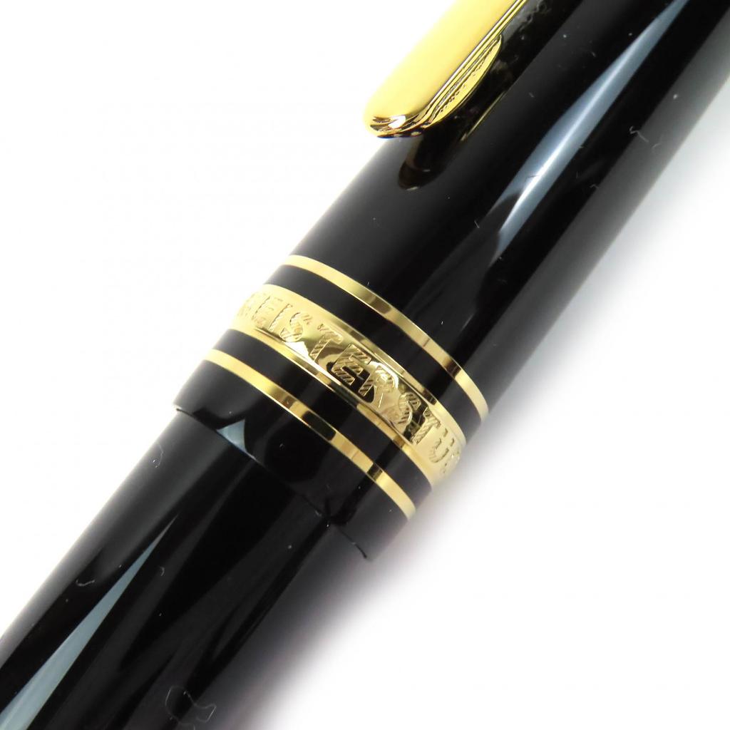 Pristine MONTBLANC fountain pen Meisterstück 145 black 14K mens Used